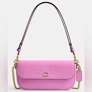 NWT Coach Brook Flap Chain Pink Bag